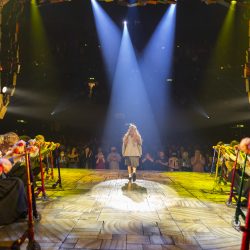 Curtain call at the RSC's Matilda The Musical which reopened on 16 September. Phoot by Ellie Kurttz