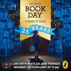 Celebrate 25 years of World Book Day on March 3rd 2022